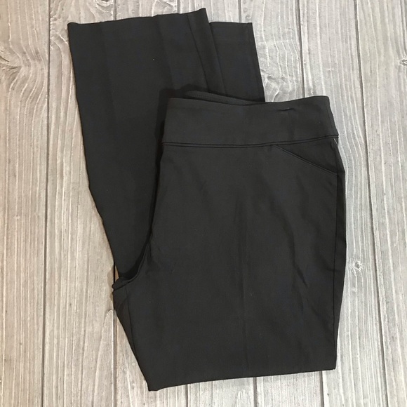 Plus Size Black Trouser Pants Tummy Control Smooth - Picture 4 of 10